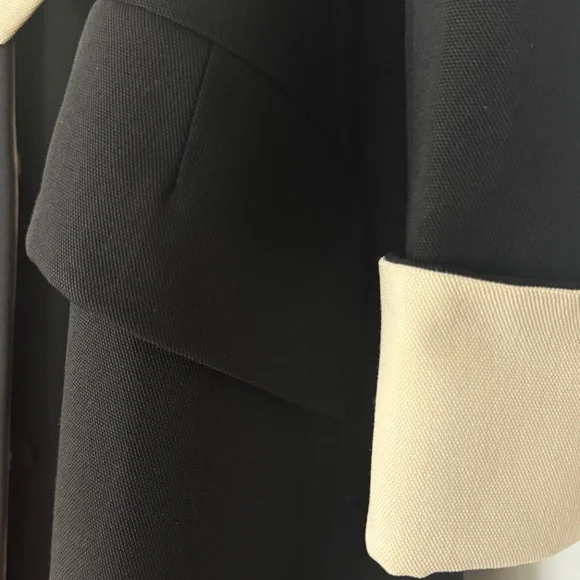Iconic AW 2013 Dior Wool with white shawl collar Dress by Raf Simons
